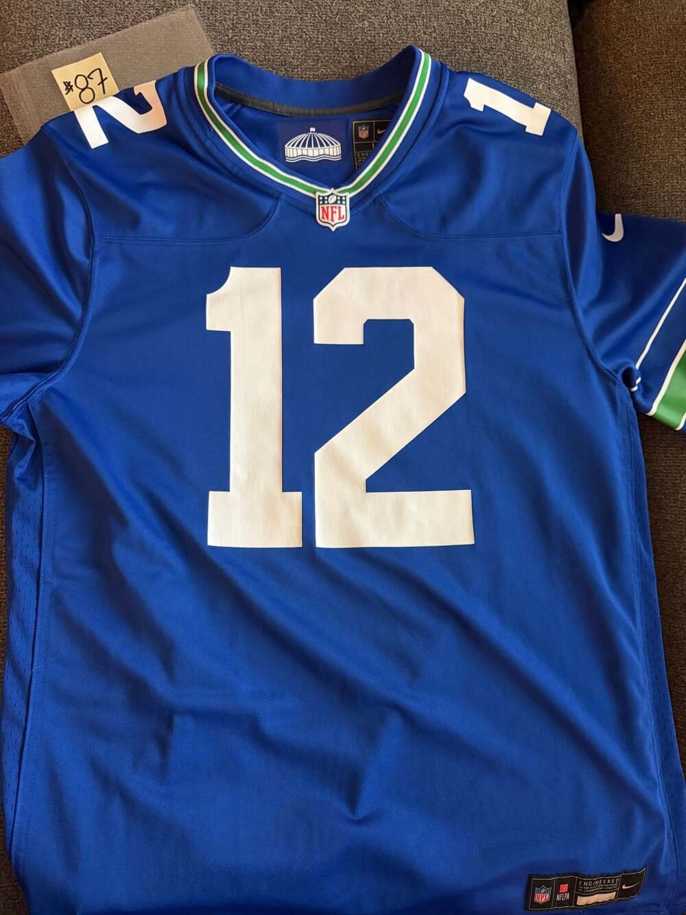 Nike Seattle Seahawks 12 Fan Game Jersey Royal Blue Size Large